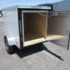 Covered-Wagon-5x8-Enclosed-Cargo-Trailer-Luggage-Trailer-Single-Rear-Door-5 Covered Wagon 4×6 Enclosed Cargo Trailer